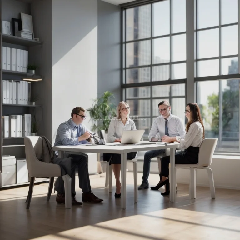 Legal consultation with a business client